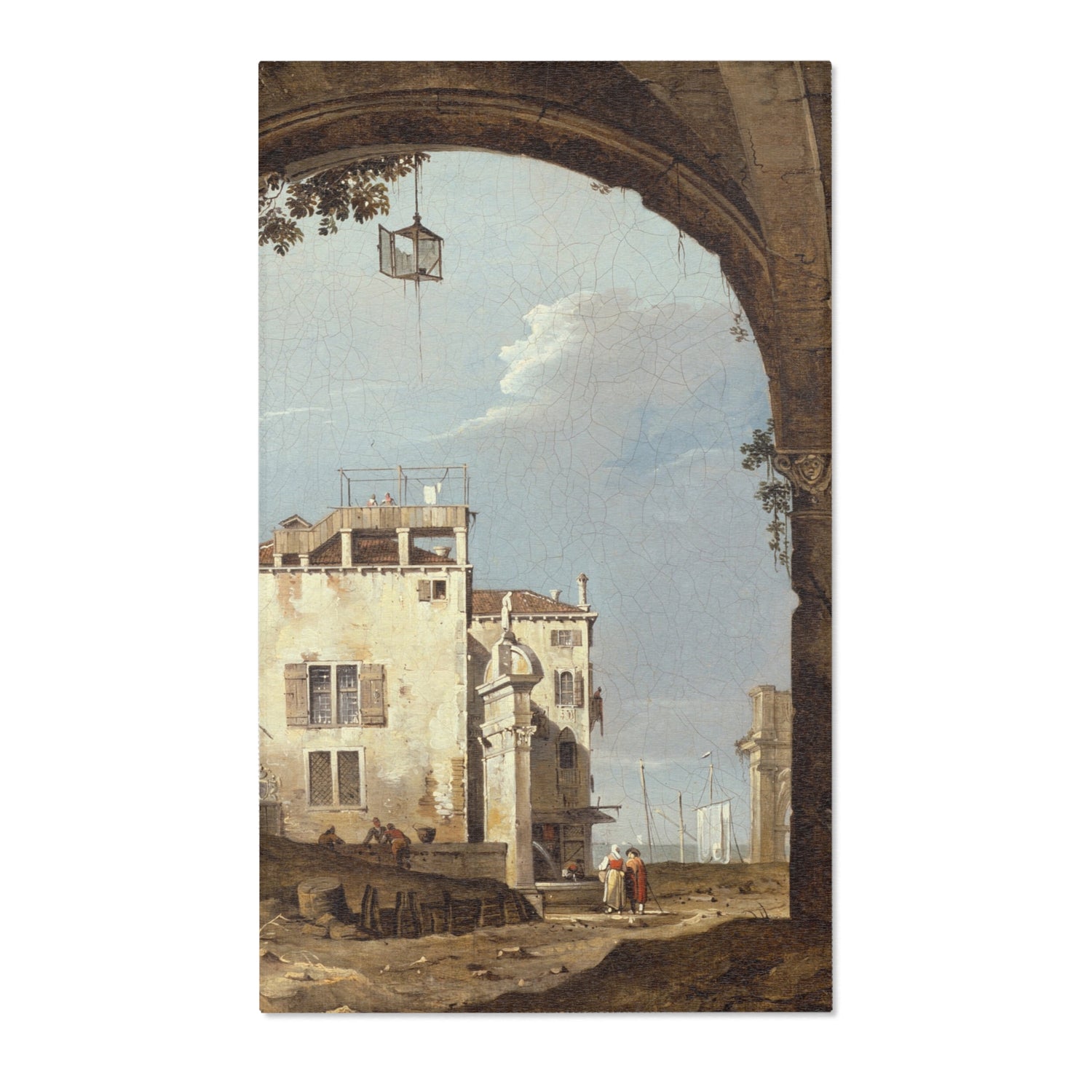 Portico with a Lantern - Canaletto Area Rug