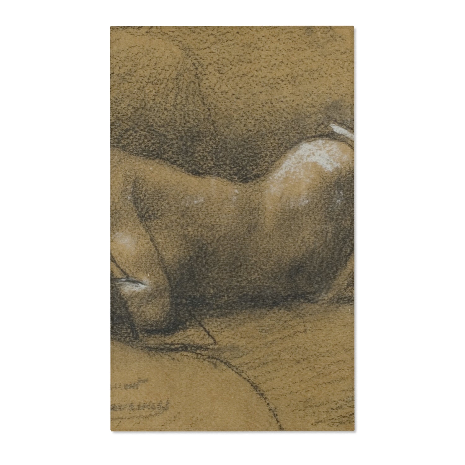 Study of a Sleeping Woman - Pierre Puvis de Chavannes Area Rug