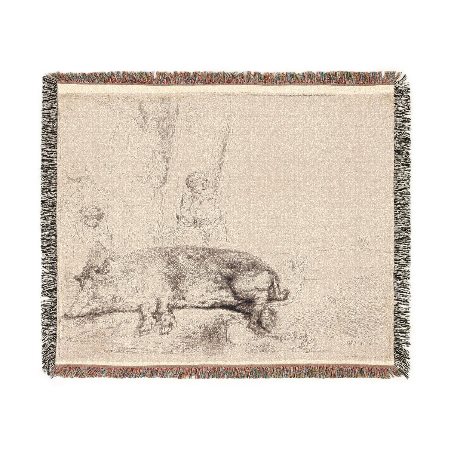 The Hog - Rembrandt van Rijn Tapestry Blanket