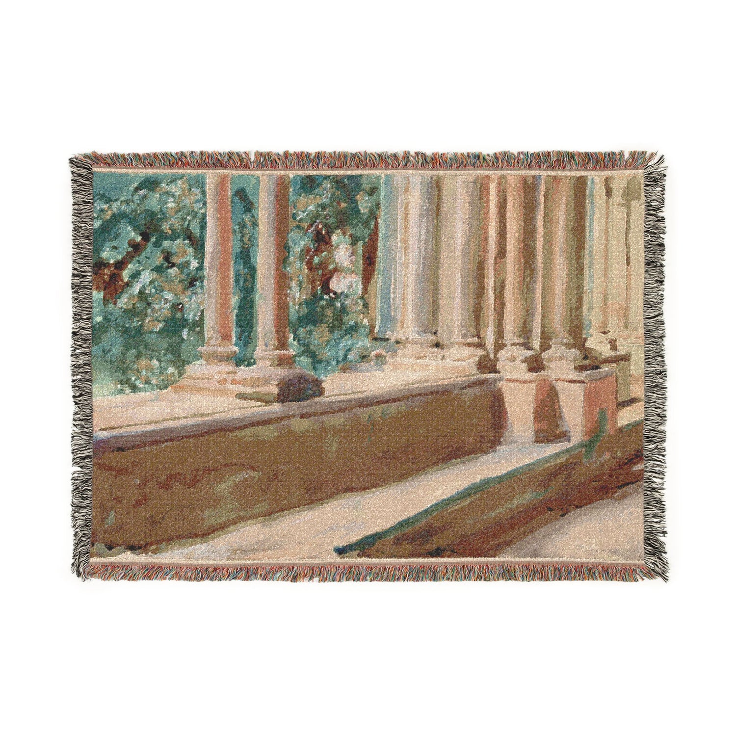Tarragona Terrace and Garden - John Singer Sargent Tapestry Blanket