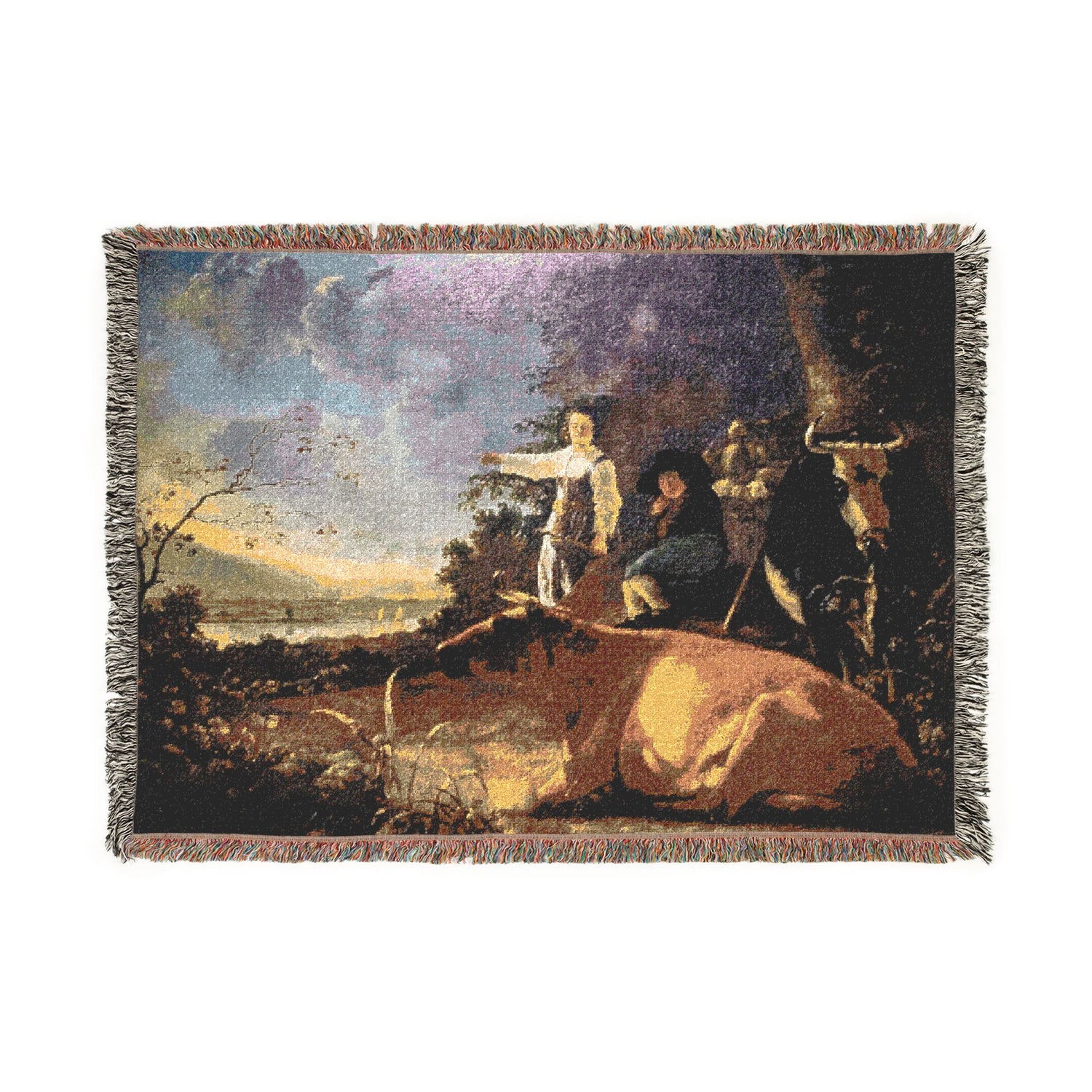 Cattle with Shepherds - Aelbert Cuyp Tapestry Blanket
