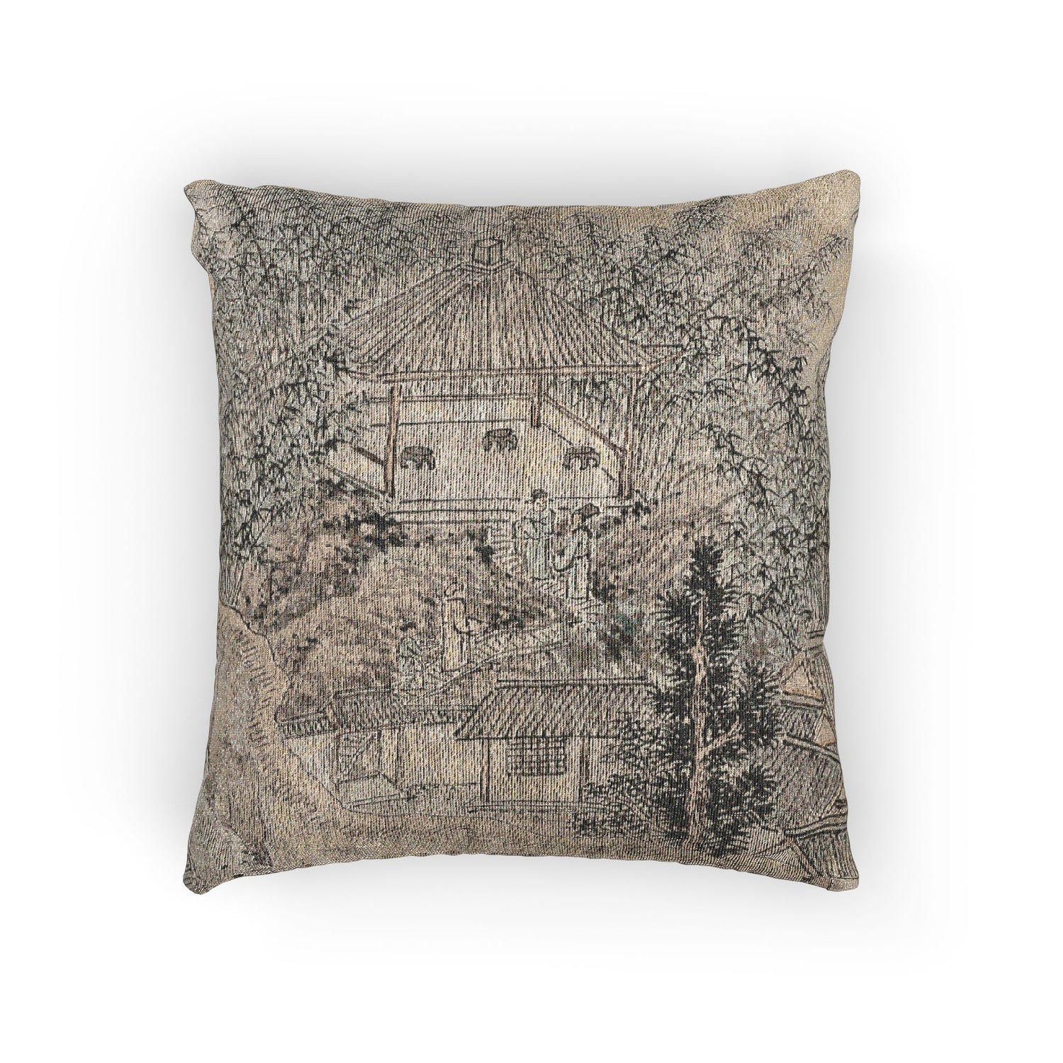 Bamboo Pavilion Tiger Hill Pillow