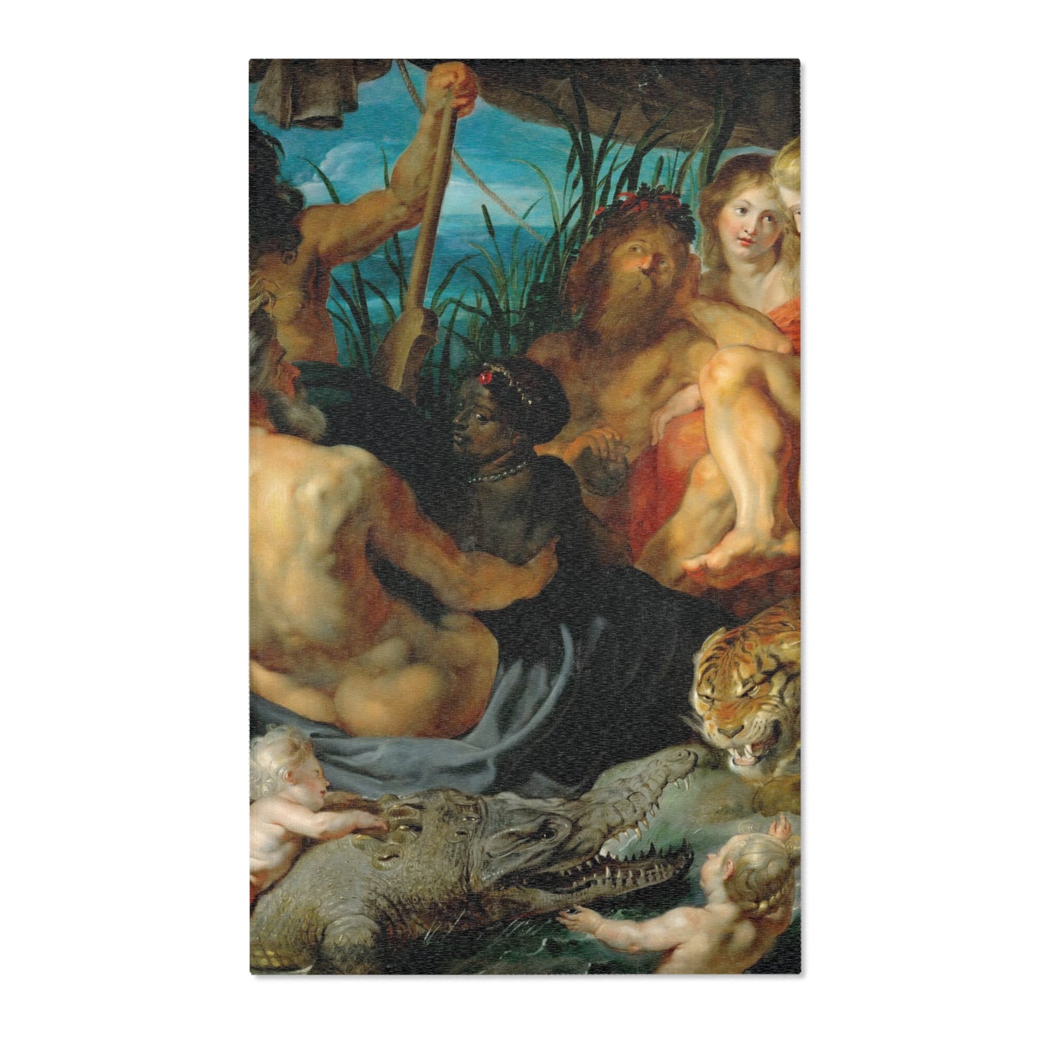 The Four Continents - Peter Paul Rubens Area Rug