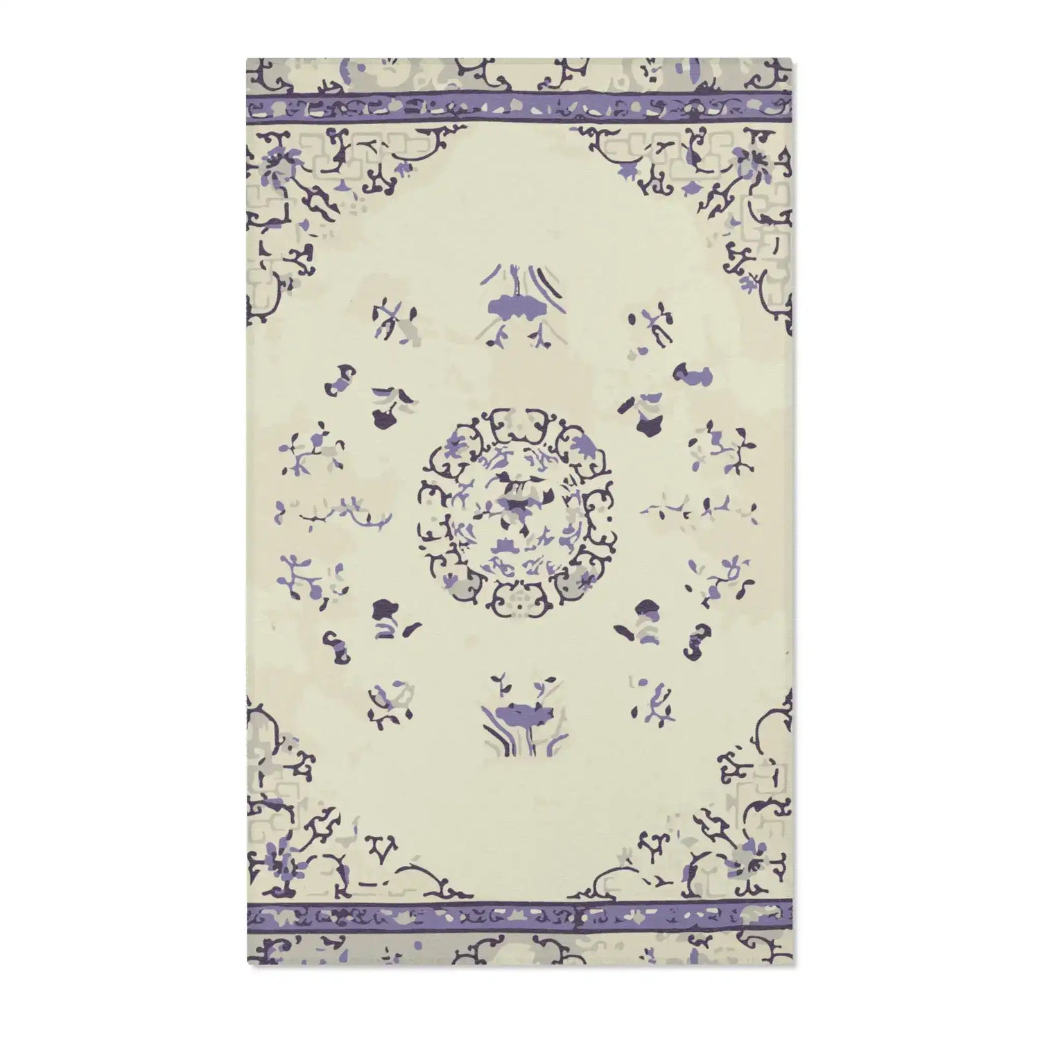 Porcelain Bloom Accent Rug