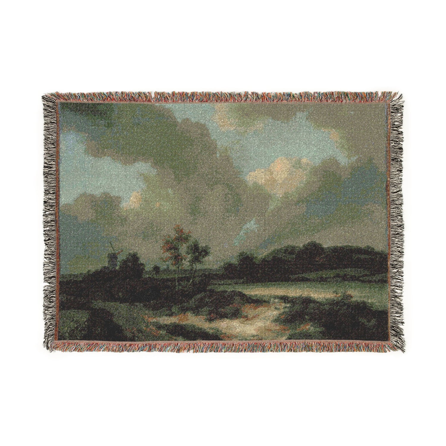 Grainfields - Jacob van Ruisdael Tapestry Blanket