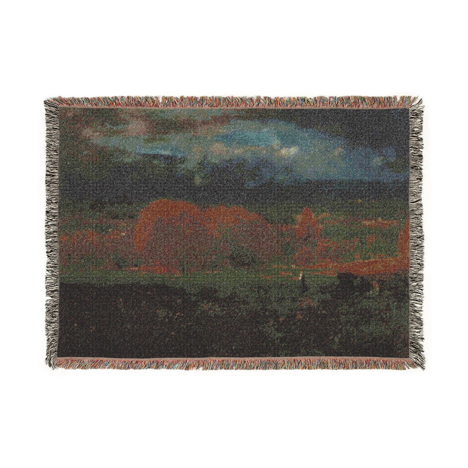 Sunlit Valley - George Inness Tapestry Blanket