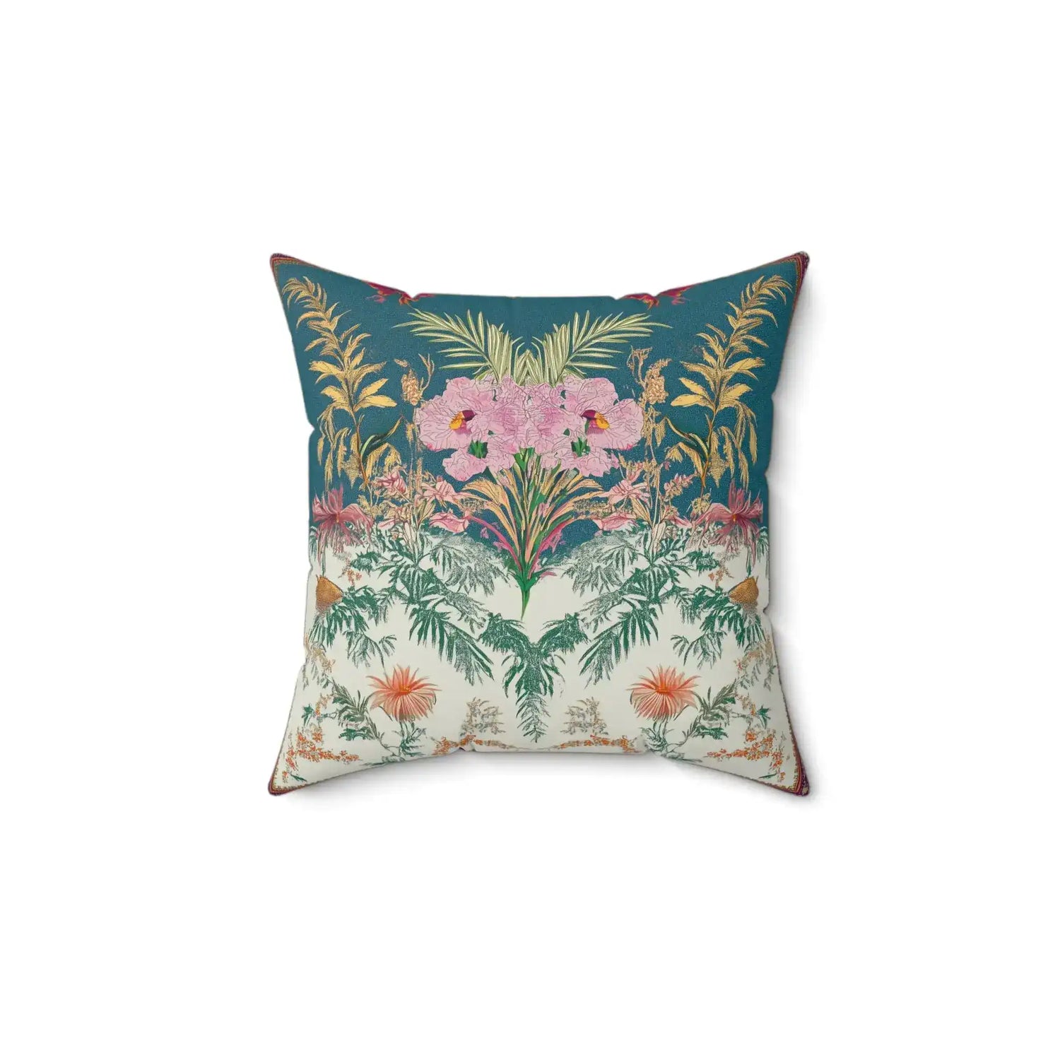 Tropical Reverie Jungle Throw Pillow