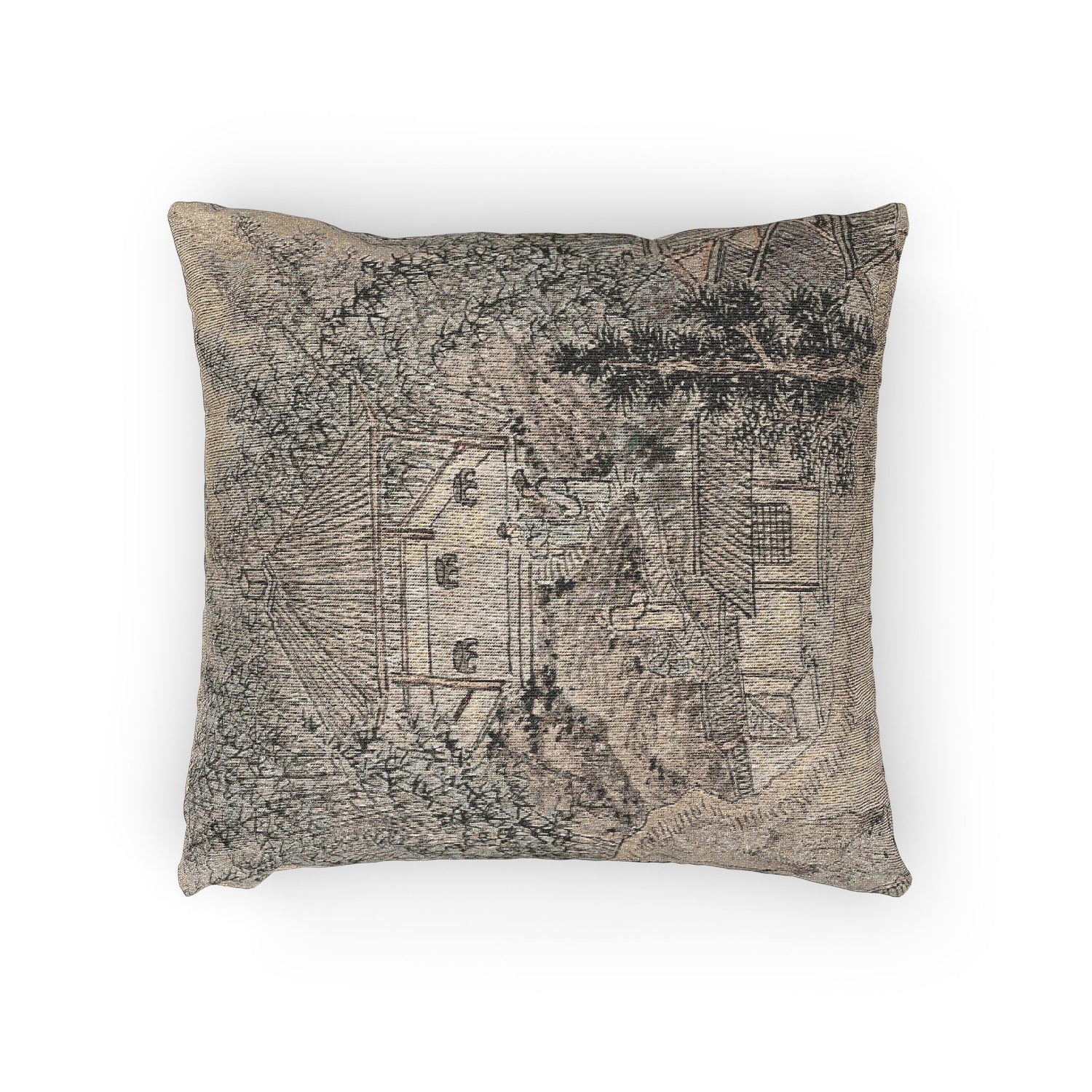 Bamboo Pavilion Tiger Hill Pillow