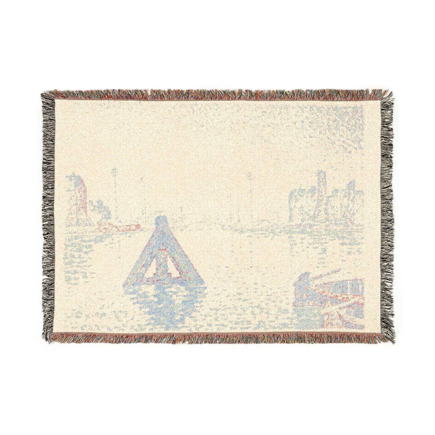 In Holland—The Buoy - Paul Signac Tapestry Blanket