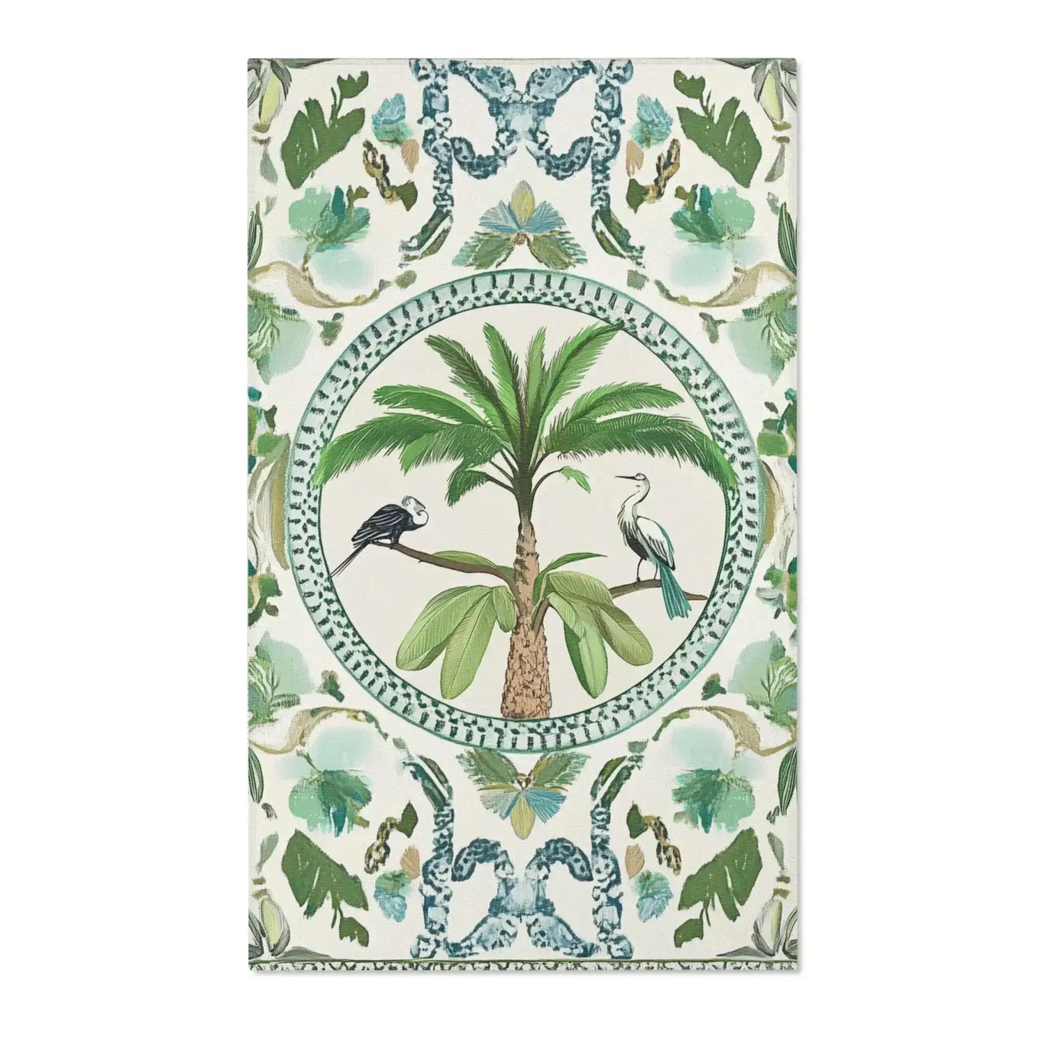 Palm Court Aviary Accent Rug