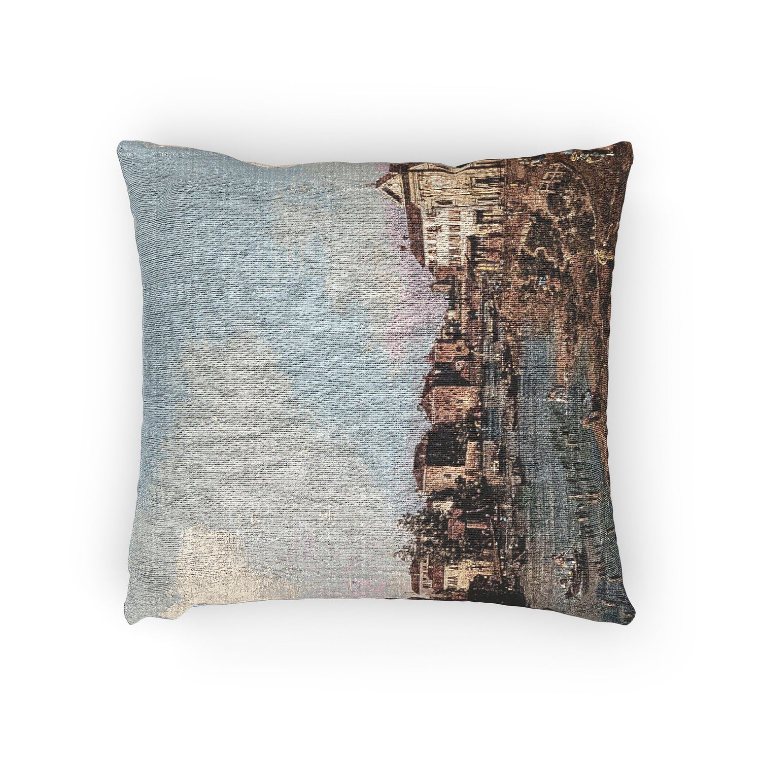 Vue de Dolo - Canaletto Pillow