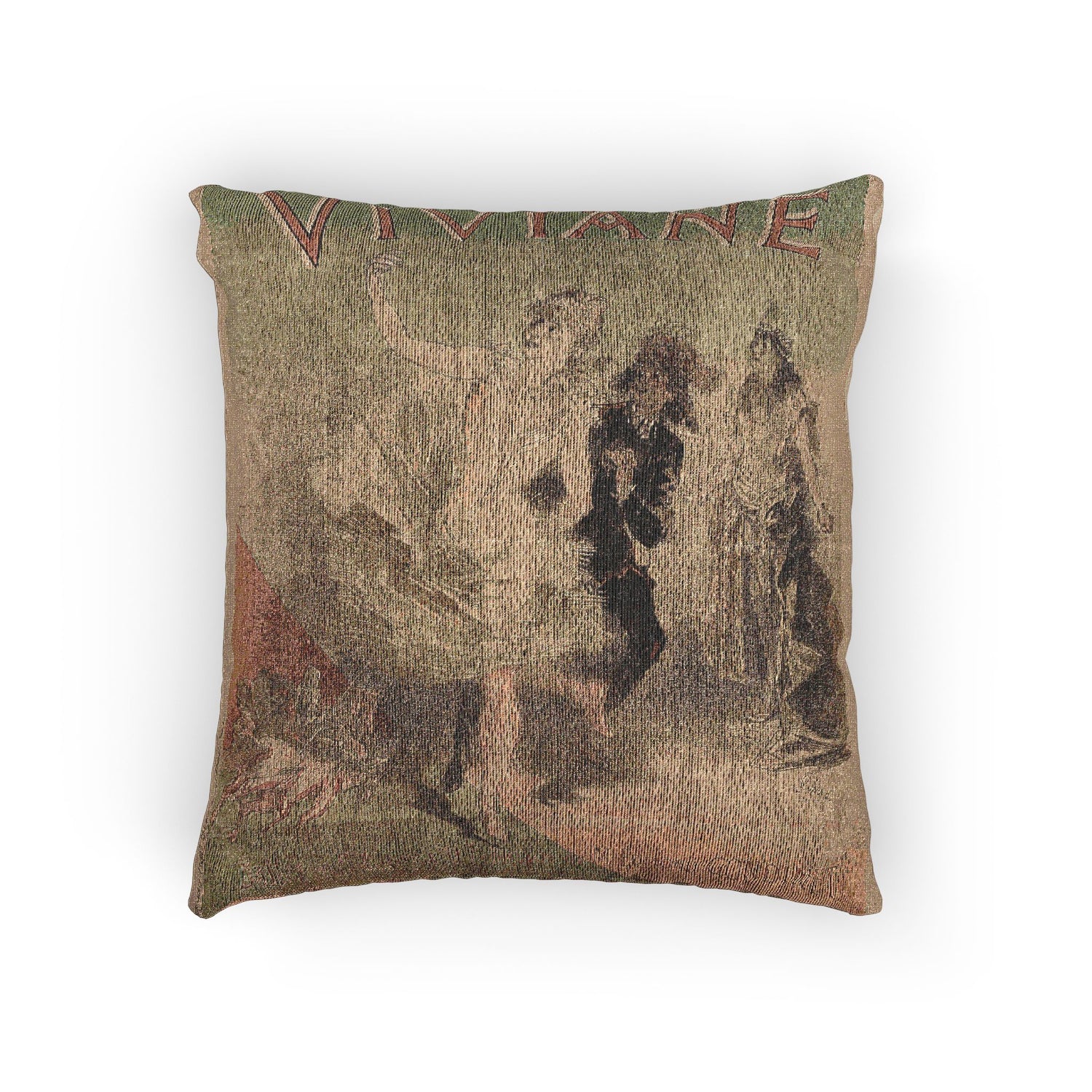 Viviane - Jules Chéret Pillow