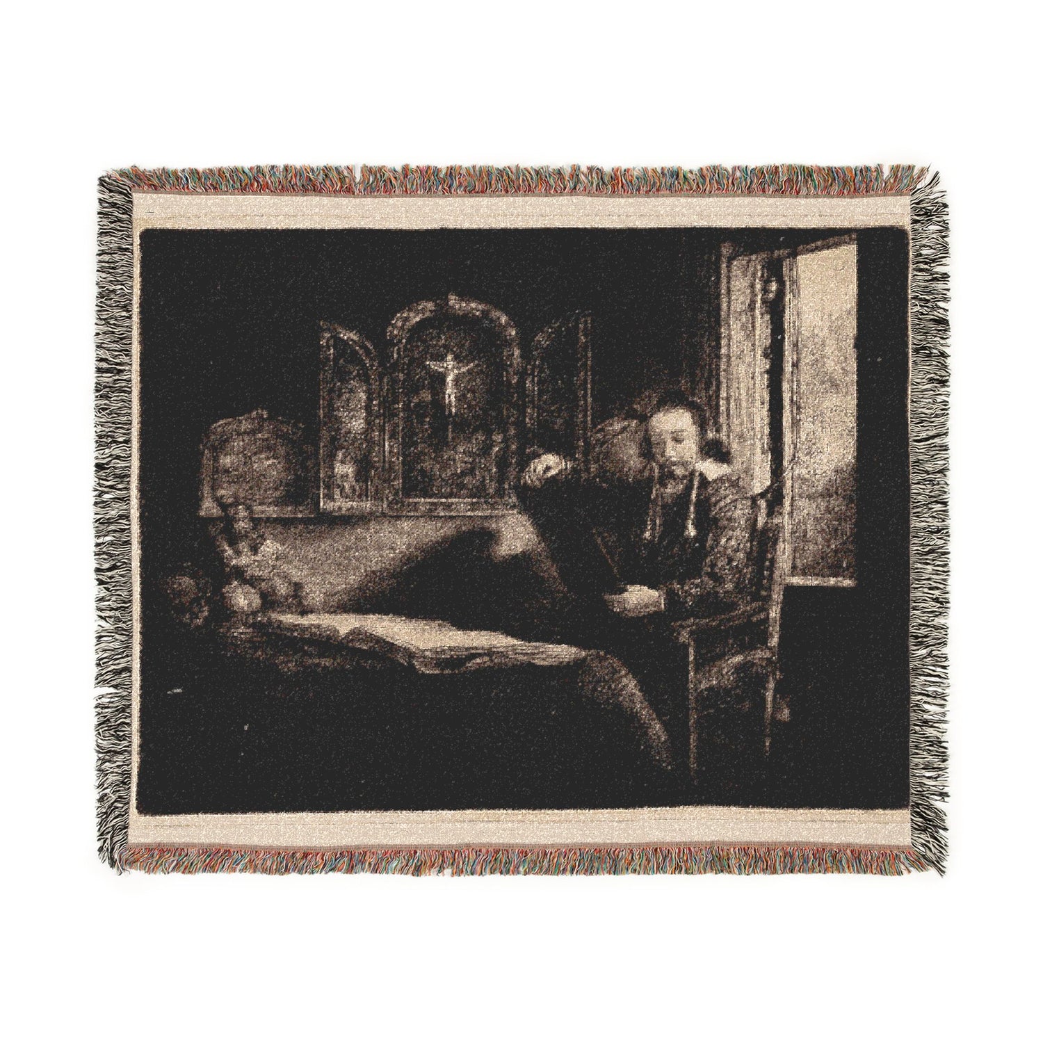 Abraham Francen, Apothecary - Rembrandt van Rijn Tapestry Blanket