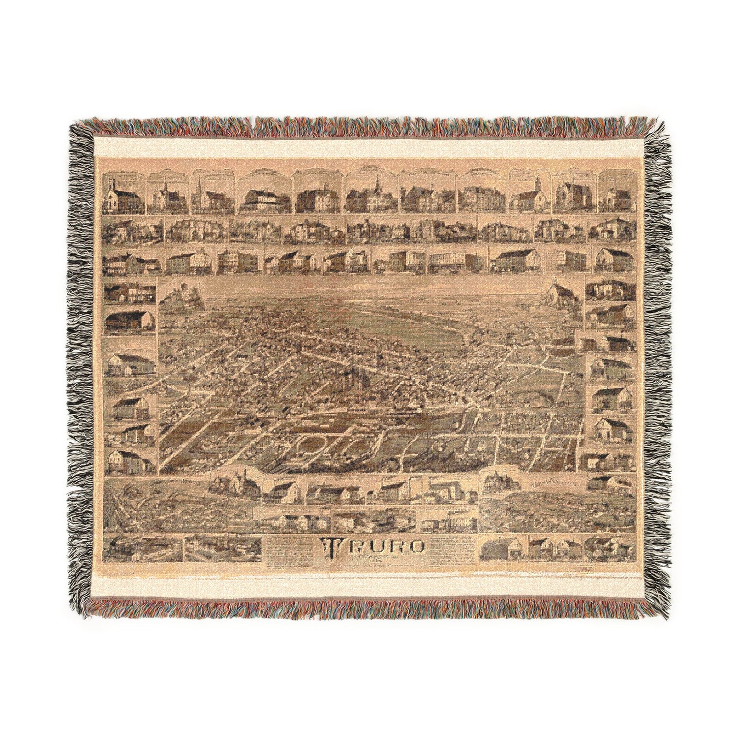 Truro, Nova Scotia, 1889 Woven Throw Blanket