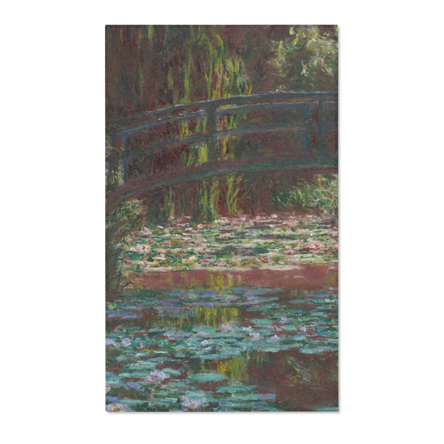 Water Lily Pond - Claude Monet Area Rug