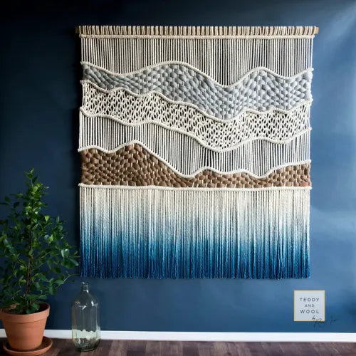HIGH TOPS Extra Large Macrame Wall Hanging