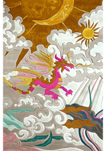 Celestial Dragon Flight Hand Tufted Rug