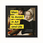 Men to Avoid in Art and Life book cover with a Renaissance painting and yellow title