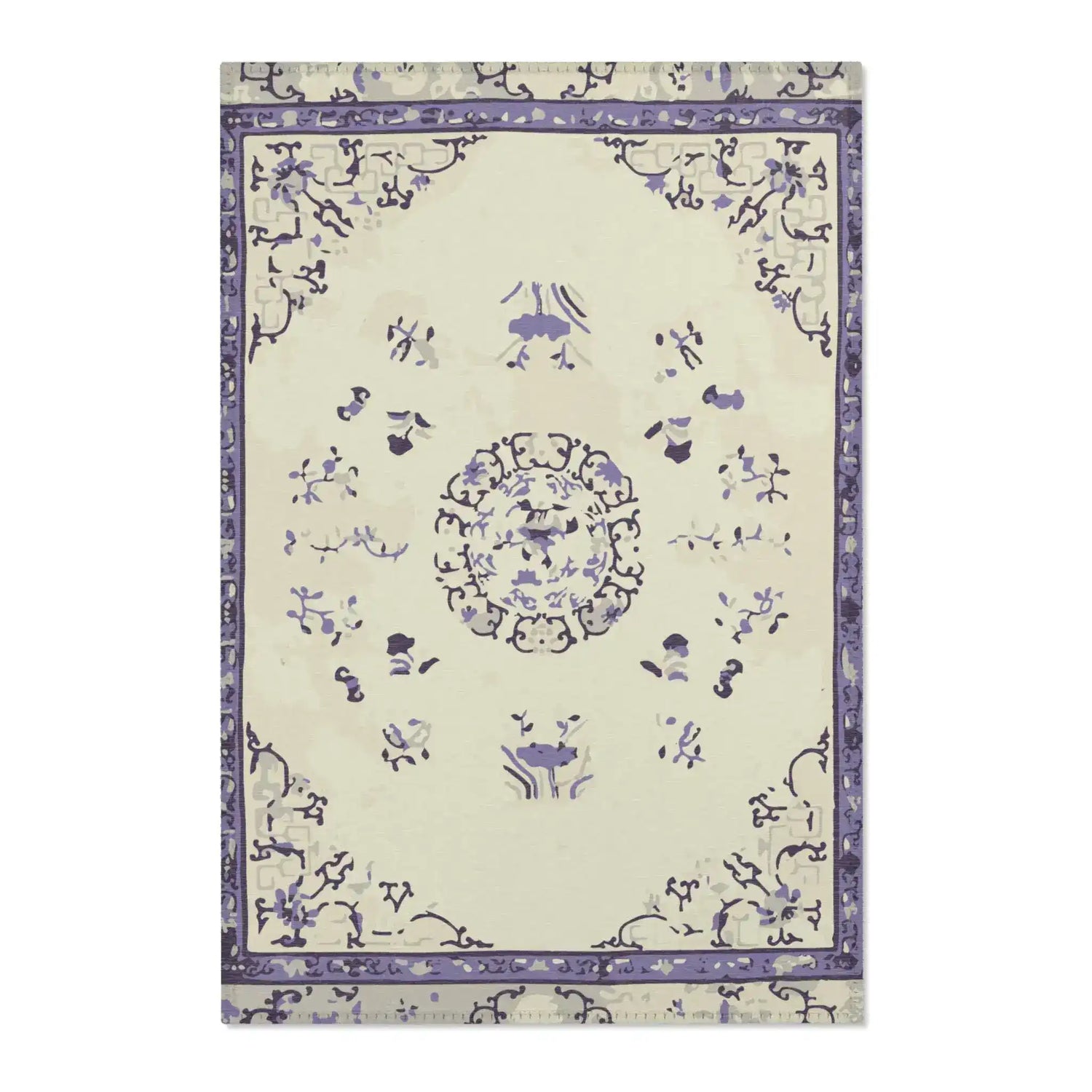 Porcelain Bloom Accent Rug