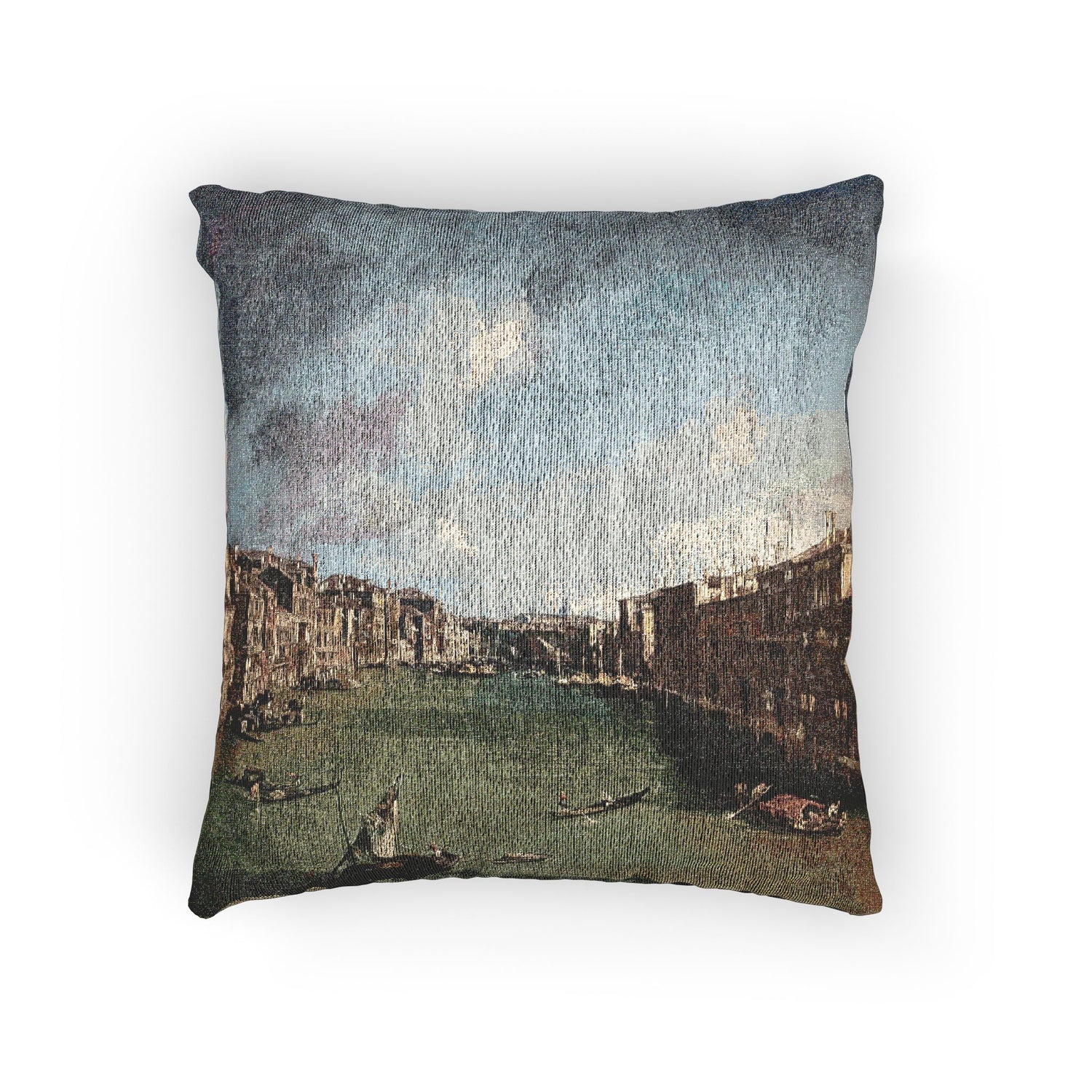 Canal Grande da Palazzo Balbi a Rialto - Canaletto Pillow