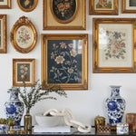 Wood Chain Link Decor styled in a room setting