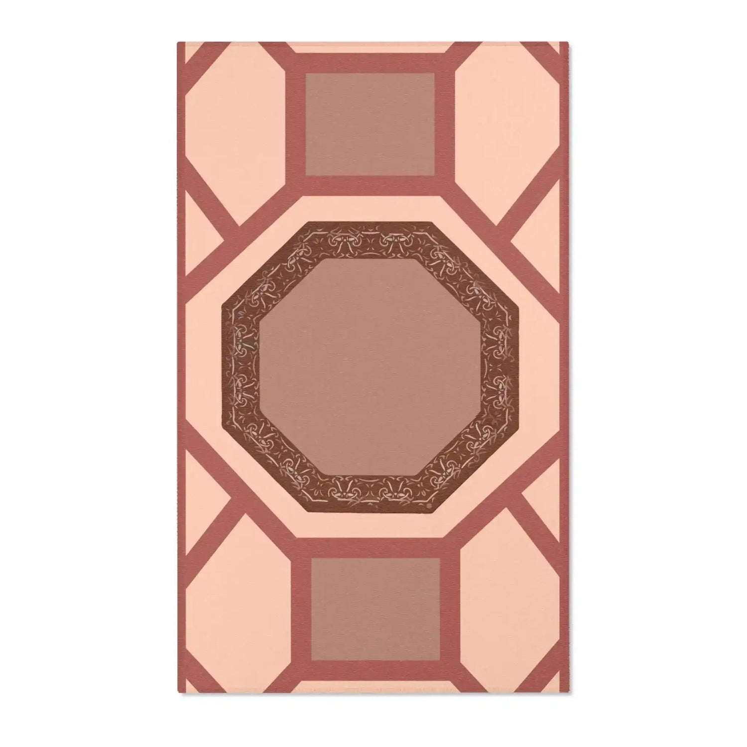 Terracotta Temple Door Accent Rug