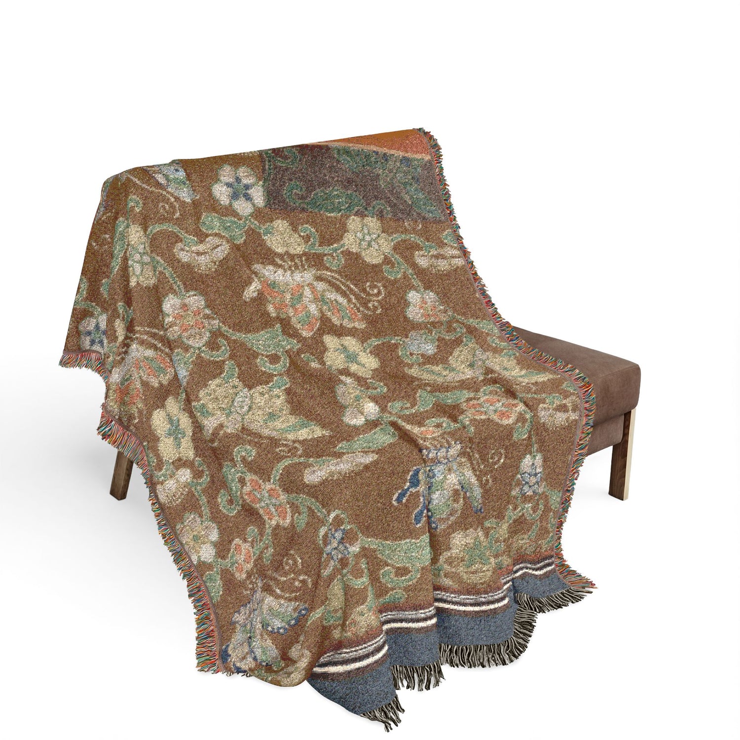 Album of Seasonal Landscapes Woven Throw Blanket