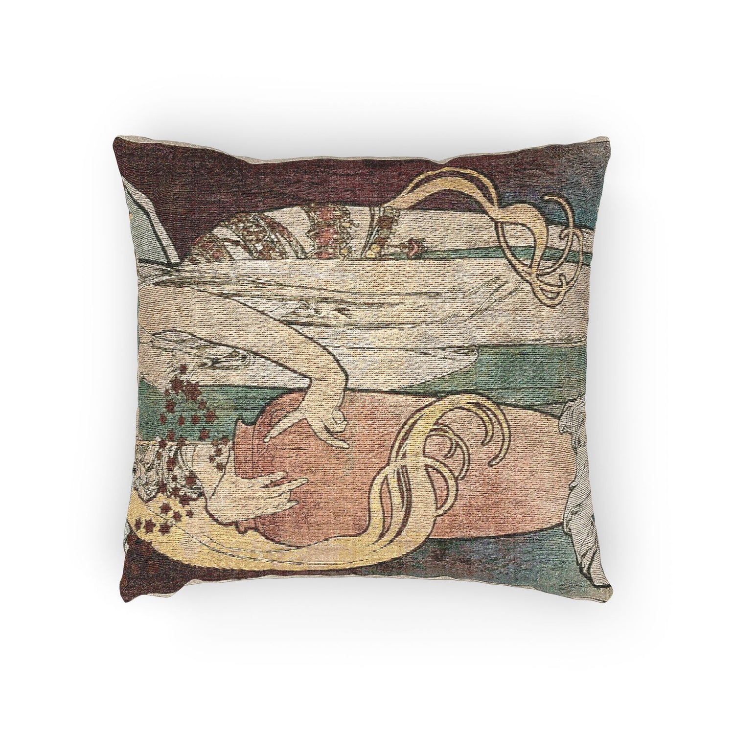 La Samaritaine - Alphonse Mucha Pillow