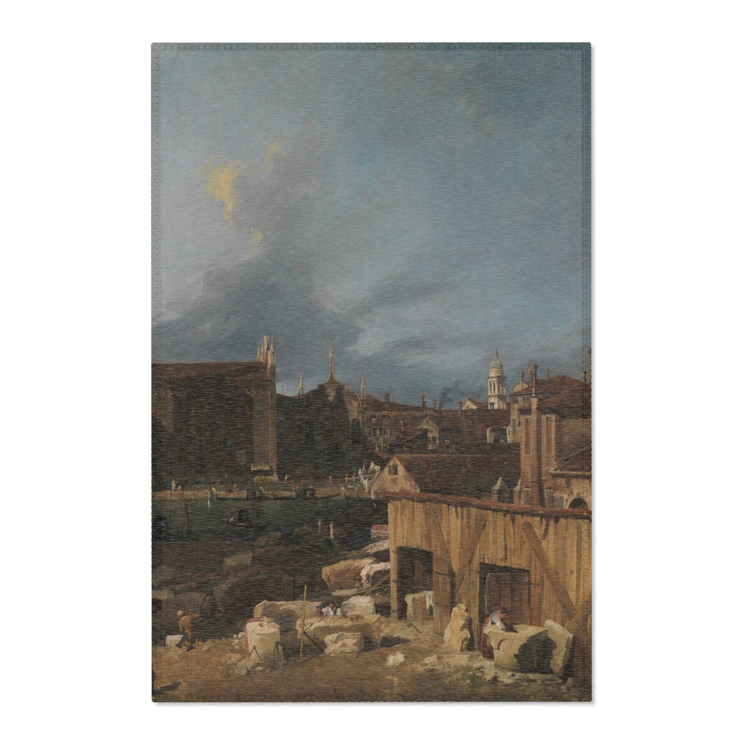 The Stonemason's Yard - Canaletto Area Rug