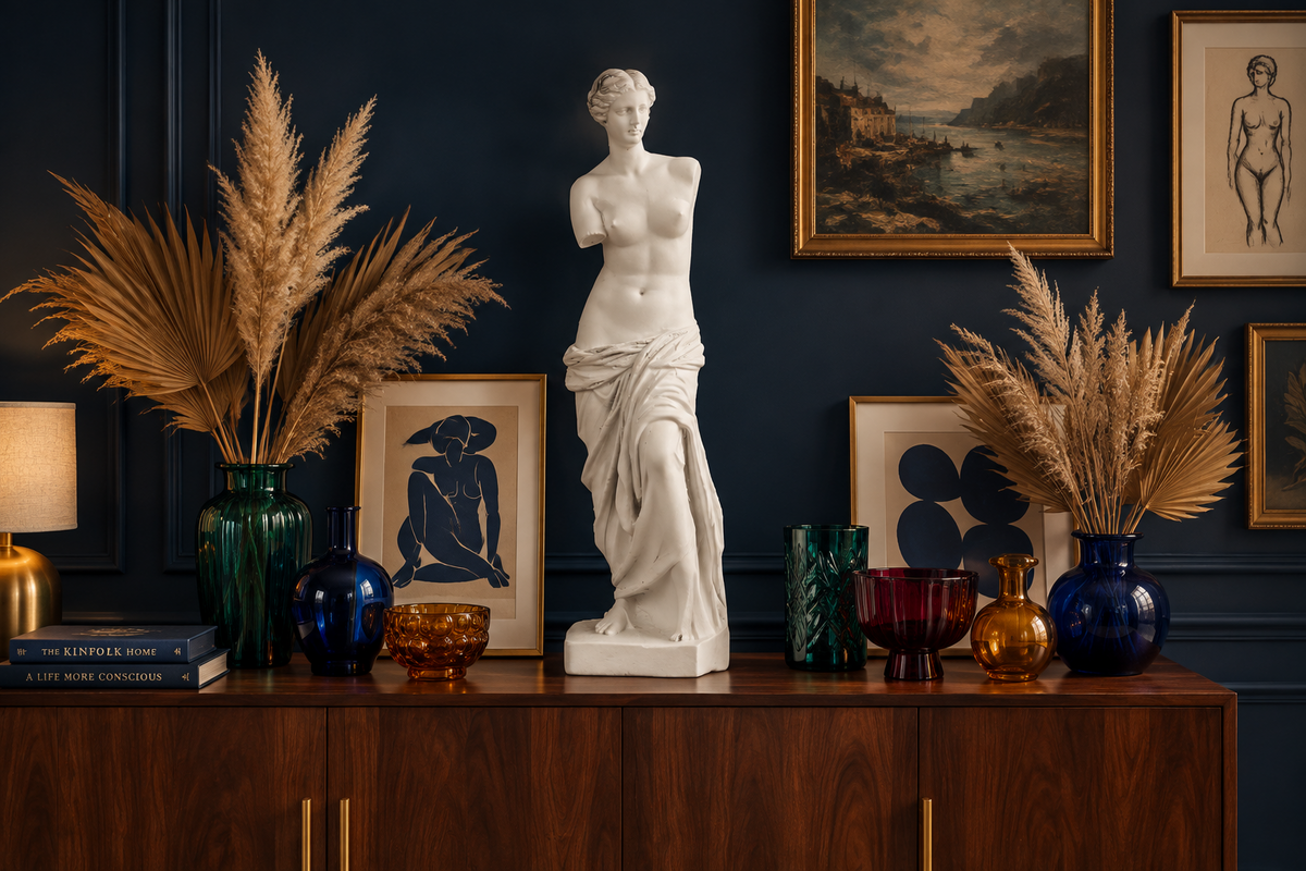 Estatua de la Venus de Milo de pie