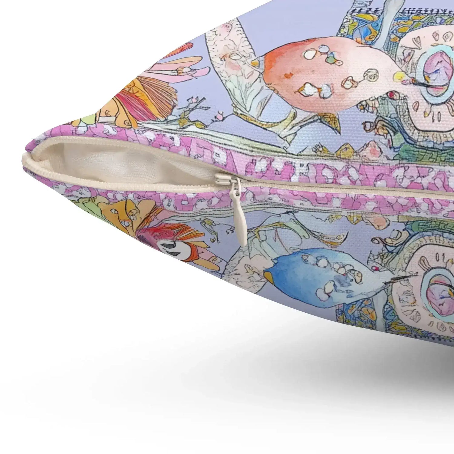 Royal Dream Elephant Throw Pillow