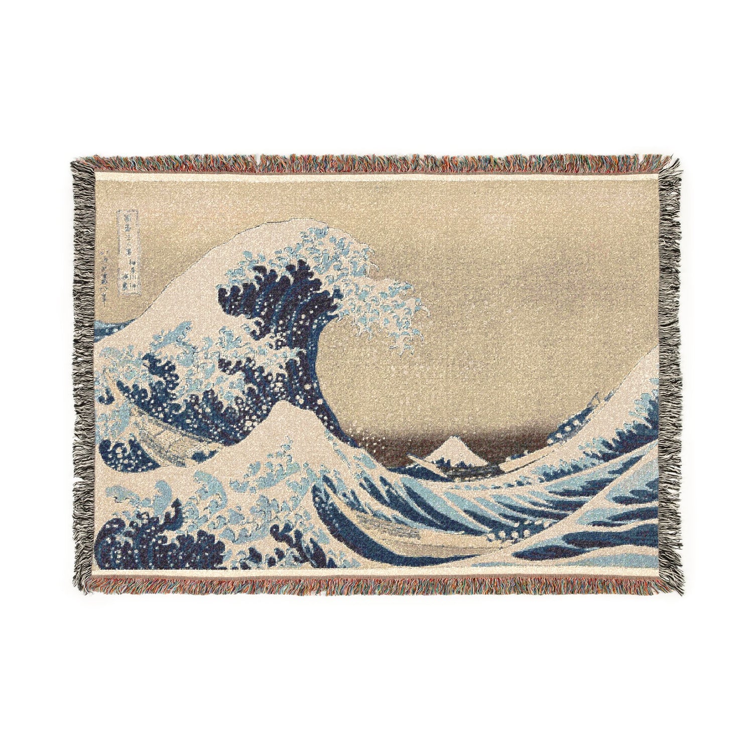 The Great Wave off Kanagawa - Katsushika Hokusai Tapestry Blanket