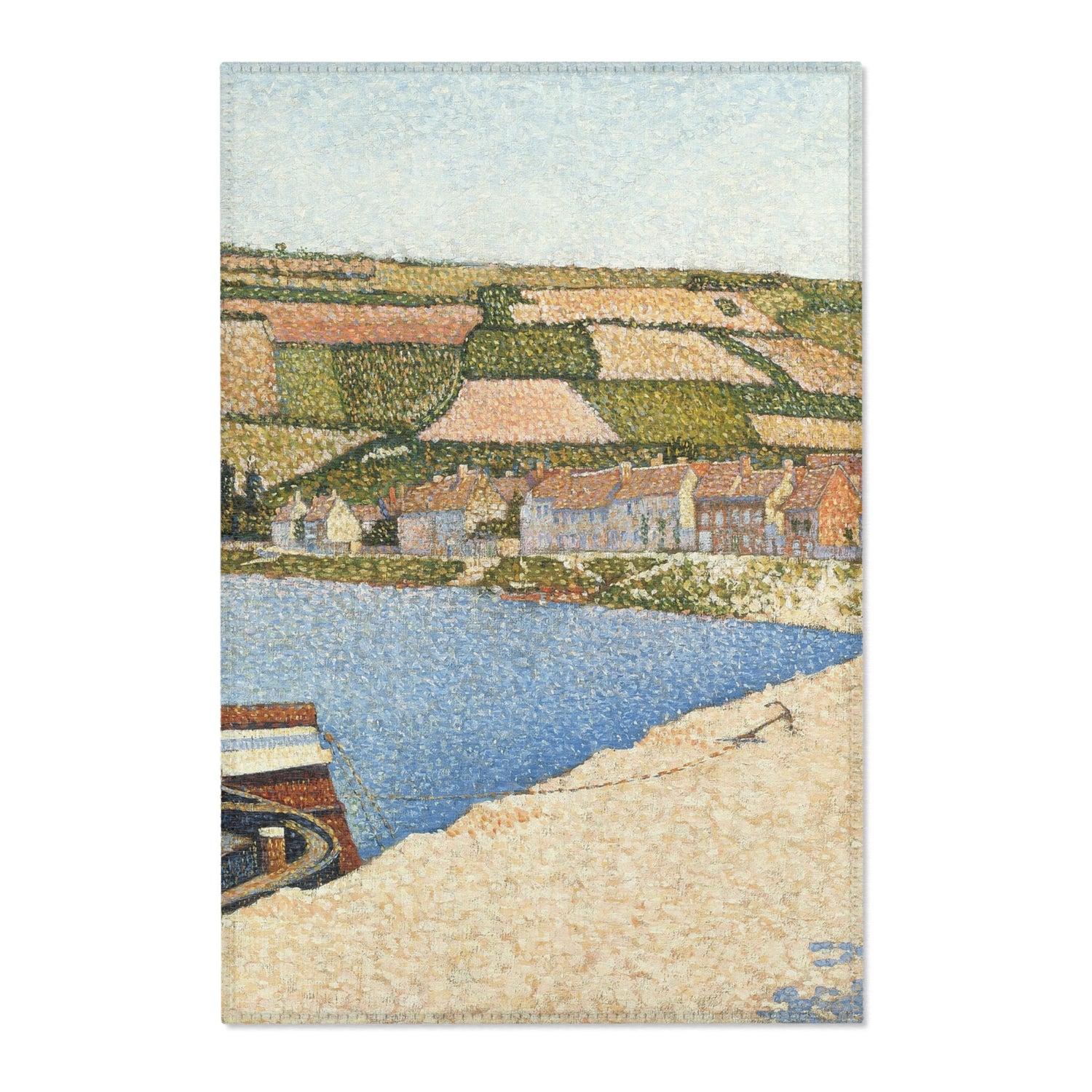 Les Andelys, Côte d'Aval - Paul Signac Area Rug