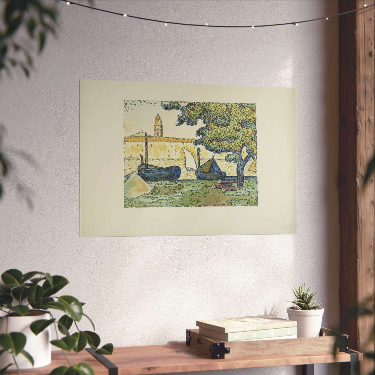 The Port of St. Tropez II - Paul Signac Fine Art Poster