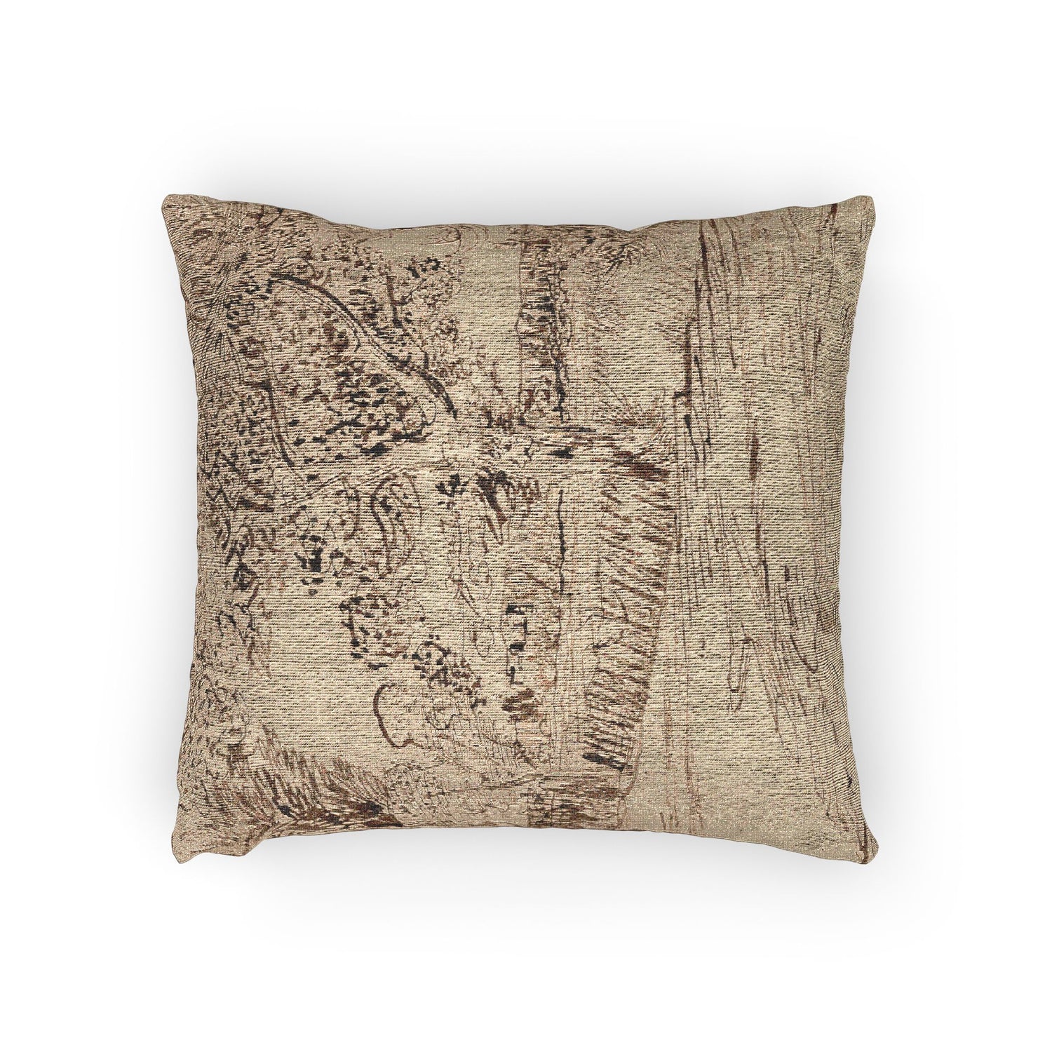 Vincent van Gogh - Landscape at Arles | Woven Pillow