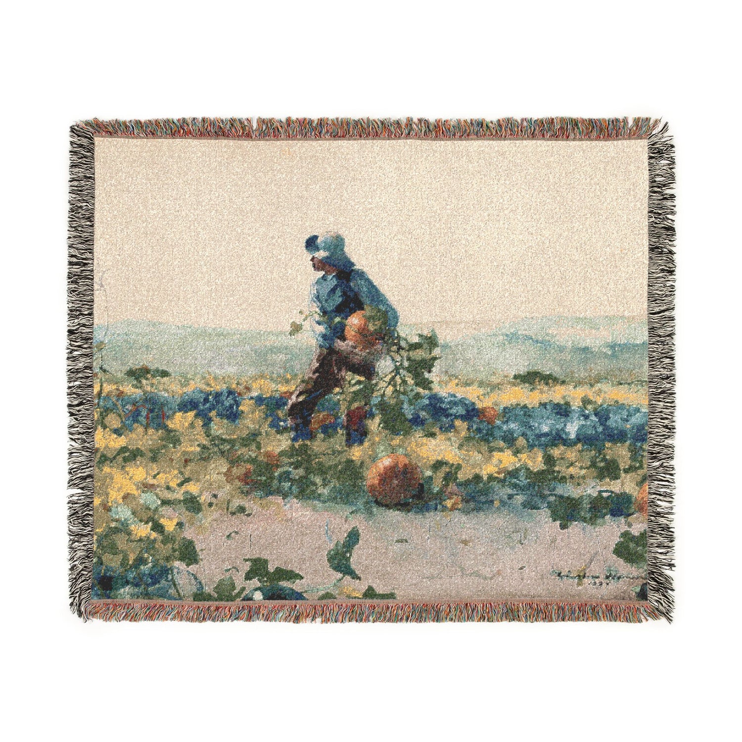 For to Be a Farmer's Boy - Winslow Homer Tapestry Blanket
