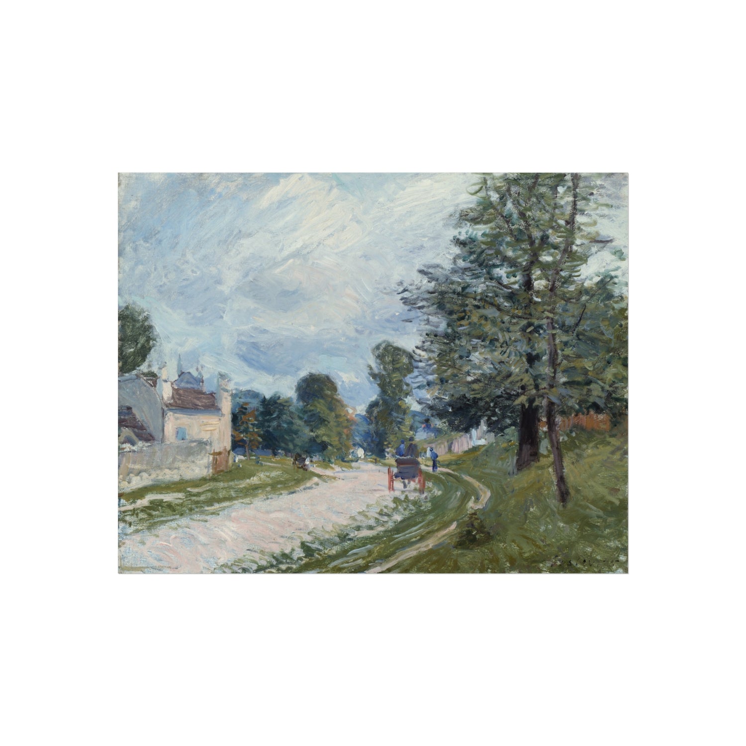 Alfred Sisley - A Turn in the Road | Fine Art Poster