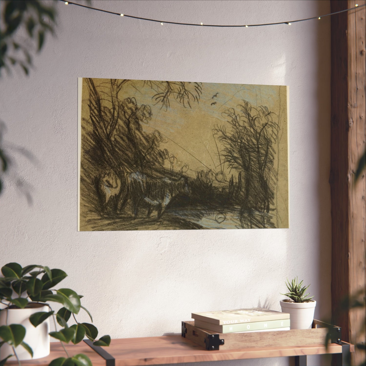 Landscape with Cows - John Constable Fine Art Poster
