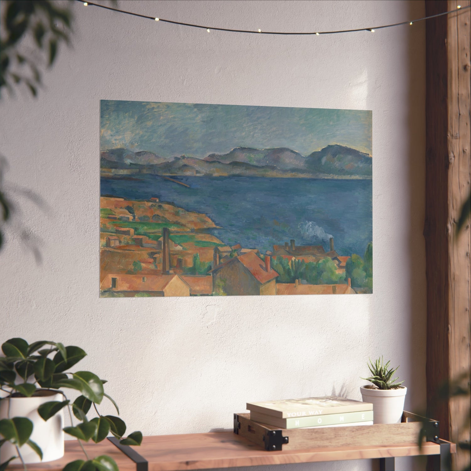 The Bay of Marseille, Seen from L'Estaque - Paul Cezanne Fine Art Poster