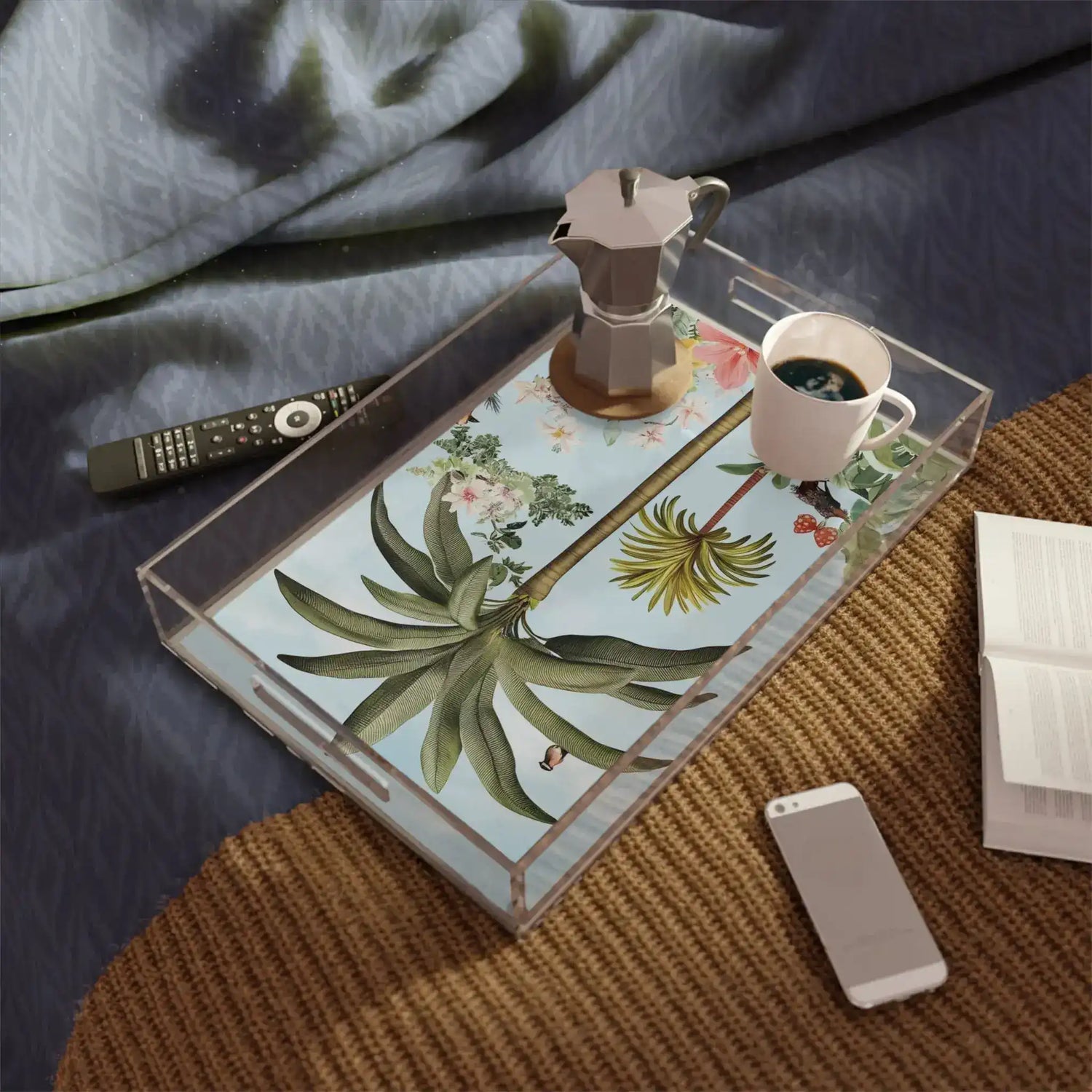 Botanical Jungle Birds Serving Tray