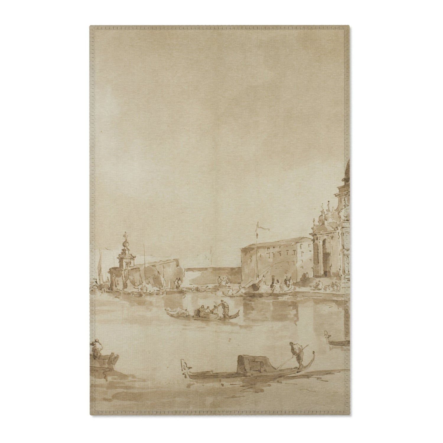 Bacino di San Marco - Francesco Guardi Area Rug