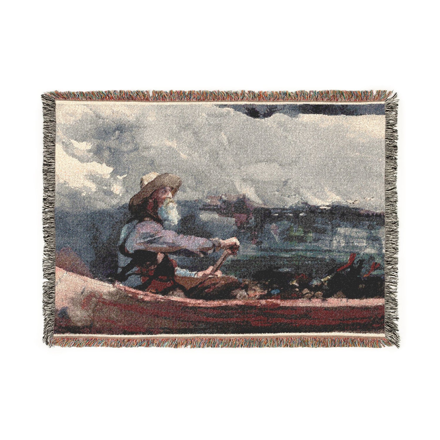 Adirondacks Guide - Winslow Homer Tapestry Blanket