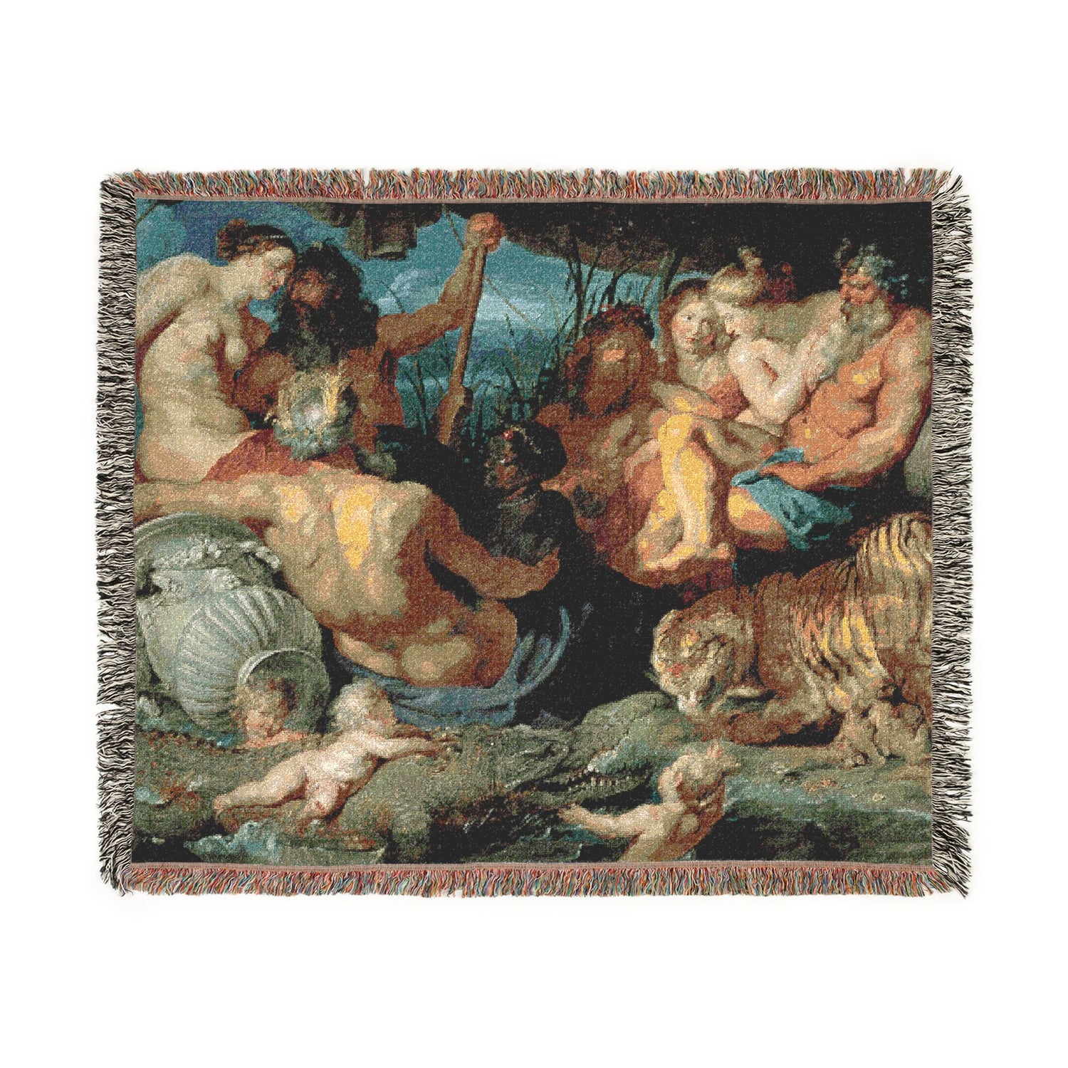 The Four Continents - Peter Paul Rubens Tapestry Blanket