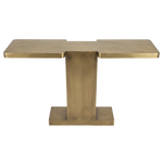 Brassed T Shaped Console Table