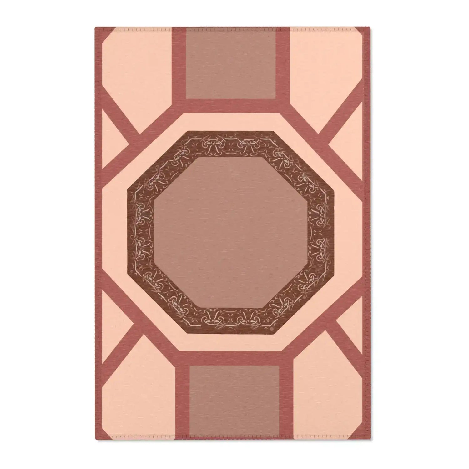 Terracotta Temple Door Accent Rug