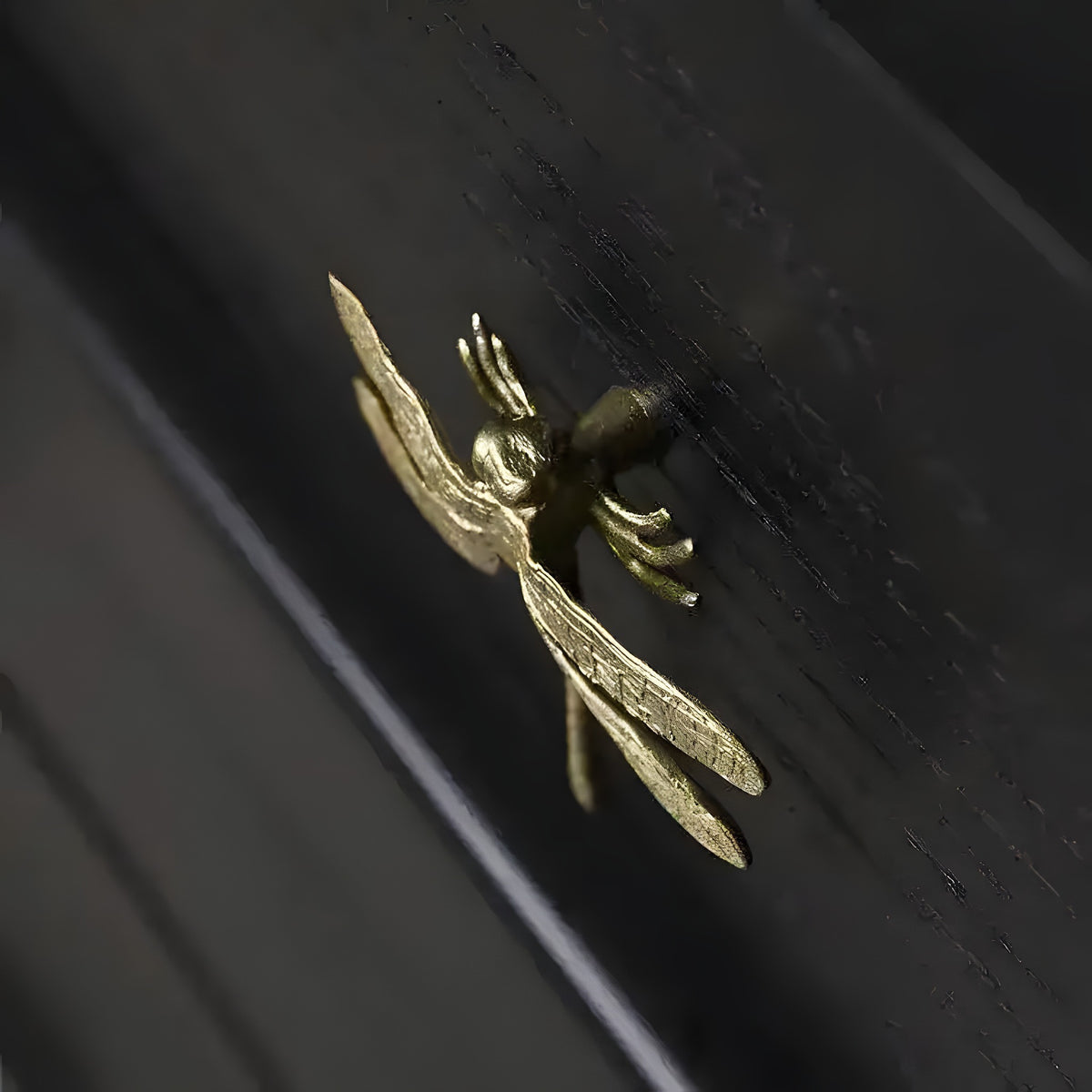 Brass Dragonfly Cabinet Door Knobs 10 pcs