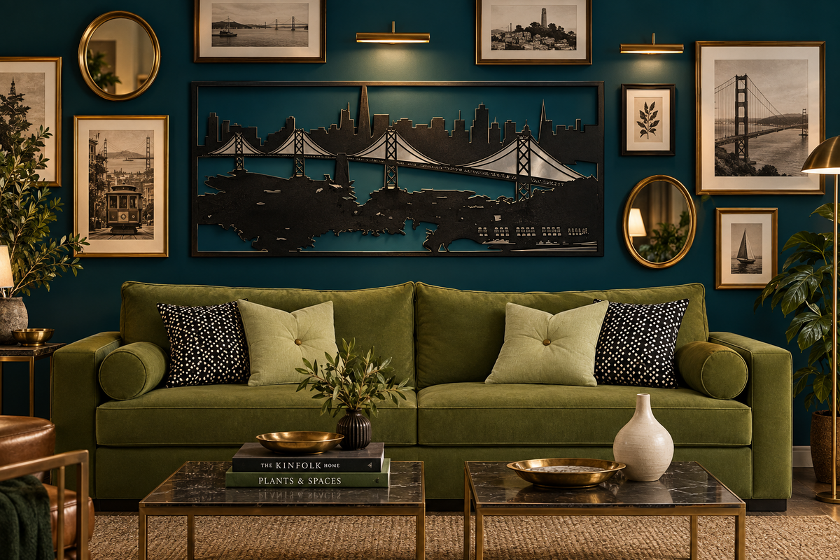 San Francisco Skyline Metal Wall Art