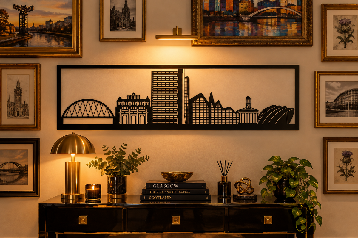 Glasgow Skyline Metal Wall Art