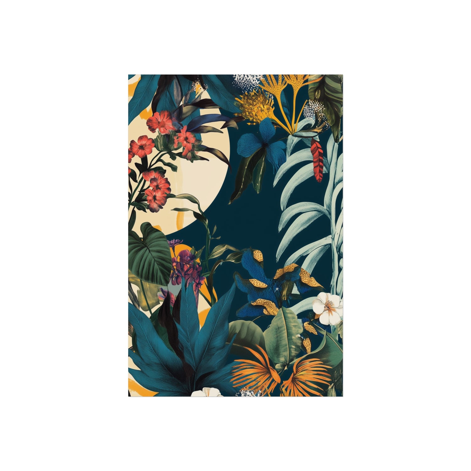 Moonlit Tropics Fine Art Poster