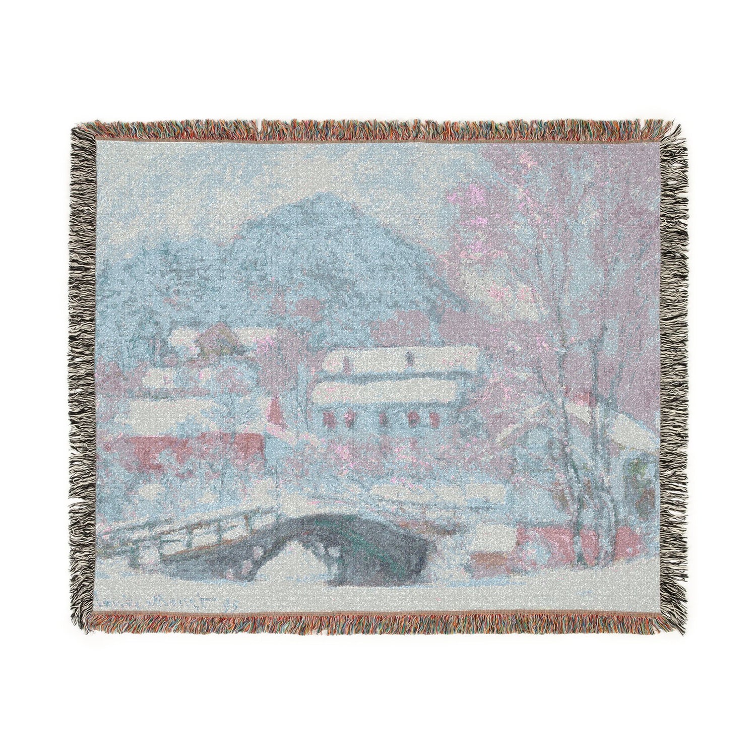 Sandvika, Norway - Claude Monet Tapestry Blanket